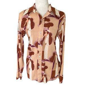 Vintage 1970s Innovation National Shirt Shops Multicultural Women Shirt - M